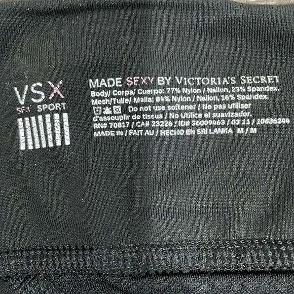 VSX Sexy Sport Capri Leggings Black M - Picture 14 of 16